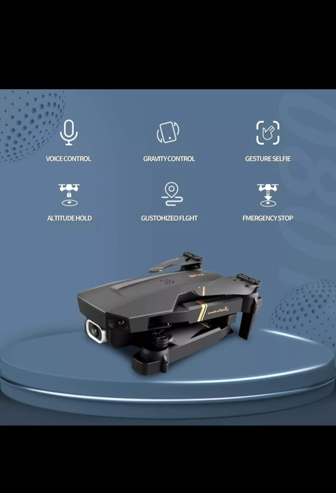 Regno Unito 4DRC V4 Foldable Mini Drone con fotocamera 4K 1080P HD Drone,3 batterie, droni per adulti bambini, quadricottero telecomandato, logistica è inviata casualmente da Evri, posta reale, logistica Amazon,