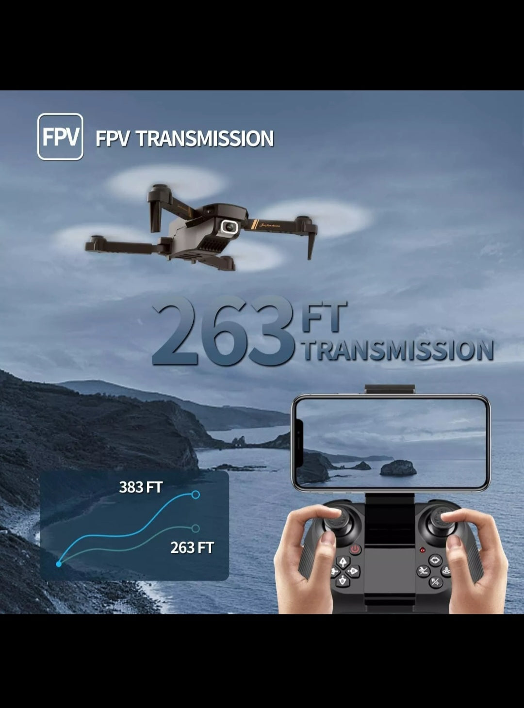 Regno Unito 4DRC V4 Foldable Mini Drone con fotocamera 4K 1080P HD Drone,3 batterie, droni per adulti bambini, quadricottero telecomandato, logistica è inviata casualmente da Evri, posta reale, logistica Amazon,