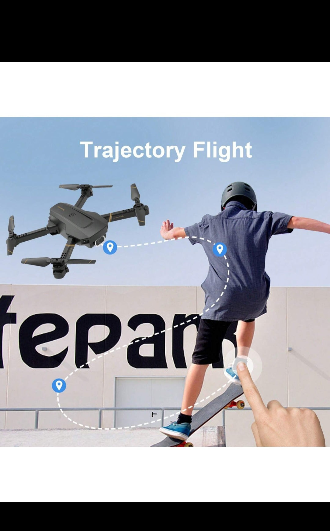 Regno Unito 4DRC V4 Foldable Mini Drone con fotocamera 4K 1080P HD Drone,3 batterie, droni per adulti bambini, quadricottero telecomandato, logistica è inviata casualmente da Evri, posta reale, logistica Amazon,